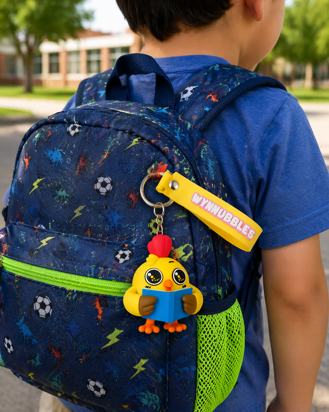 Llavero de pollito lector Wynnbubbles