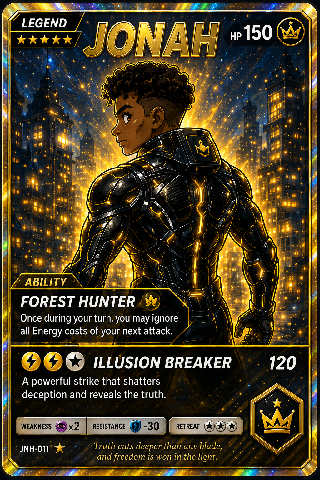 Wynn Words Trading Card – Jonah | Illusion Breaker