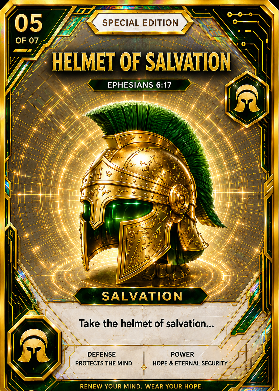 Wynn Words Trading Card – Helmet of Salvation | Special Edition