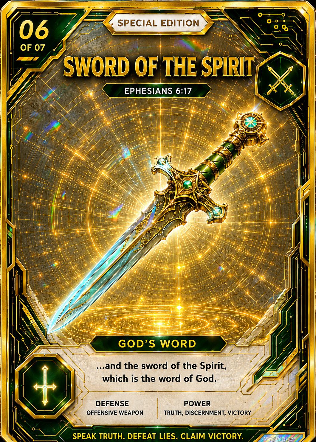 Wynn Words Trading Card – Sword of the Spirit | Special Edition