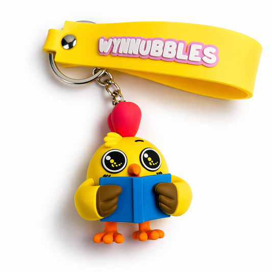 Llavero de pollito lector Wynnbubbles