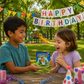 Science-Tastic Birthday Card for Kids – Happy Birthday Scientist Greeting Card with Birthday Badge