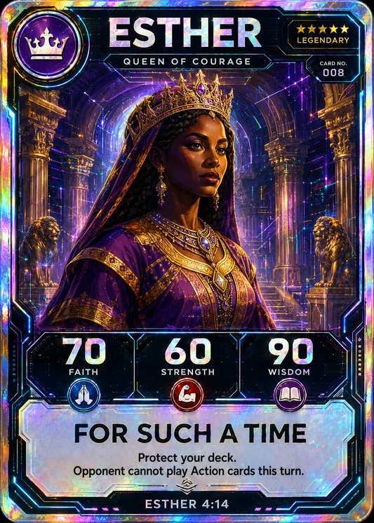 Wynn Words Trading Card – Esther | Queen of Courage