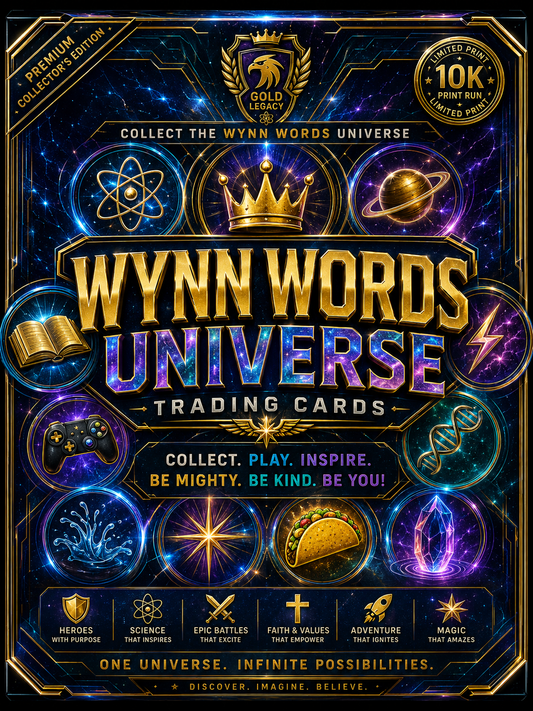 Wynn Words Universe Trading Cards – Gold Legacy Edition