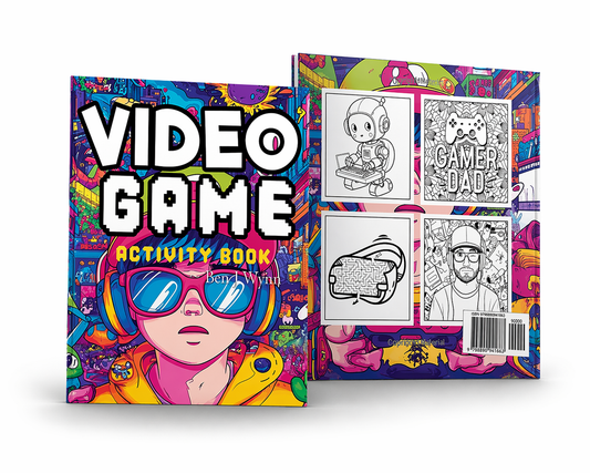 Video Game: Activity Coloring Book