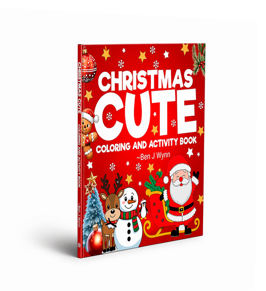 Cute Christmas Coloring Activity Book