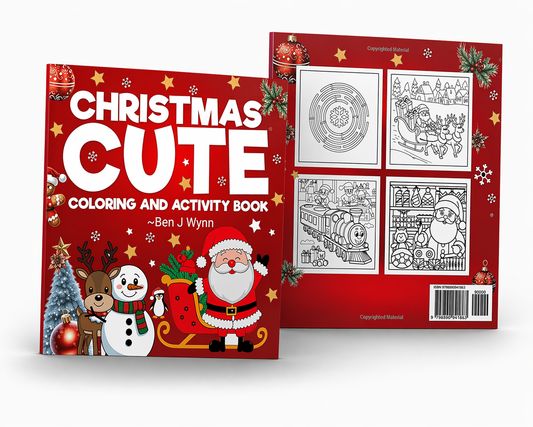 Cute Christmas Coloring Activity Book