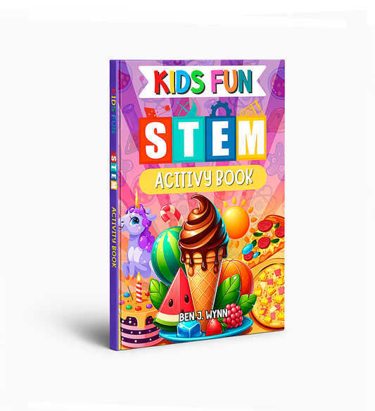 Kids Stem Activity Book: Ice Cream Party Style