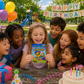 Hope Your Birthday Is a Home Run! Baseball Birthday Card for Kids with Birthday Badge