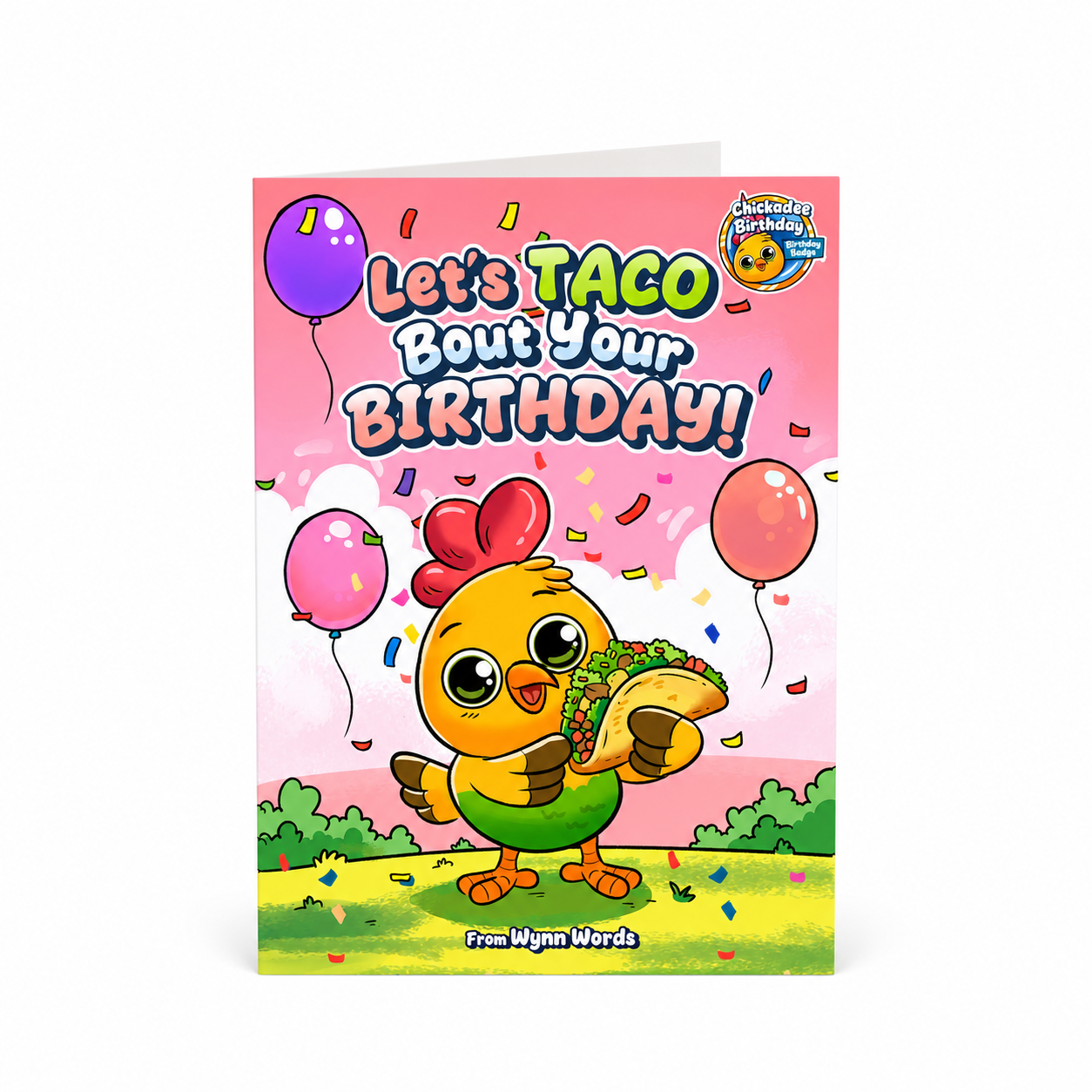 Let's Taco Bout Your Birthday Card for Kids | Funny Taco Birthday Greeting Card