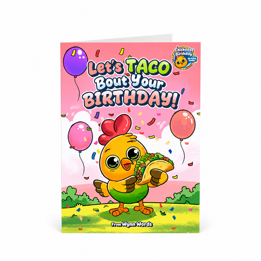 Let's Taco Bout Your Birthday Card for Kids | Funny Taco Birthday Greeting Card