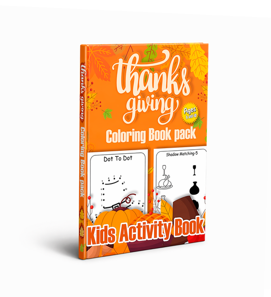 Thanksgiving Activity Coloring Book Pack