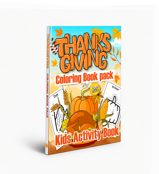 Happy Thanksgiving: Coloring Book Pack (Holidays Activity Coloring Book Pack)